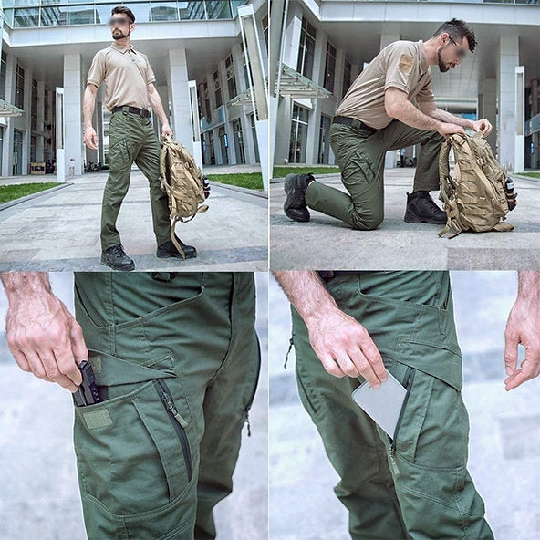 Robuste Herren Cargo Hose mit vielen Taschen, ideal für Outdoor, Arbeit & Freizeit. Taktisch & funktionell.