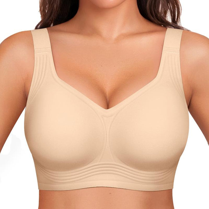Gepolsterter Damen BH ohne Bügel, mit Gelstreifen für extra Komfort, sanfte Unterstützung und Formgebung.