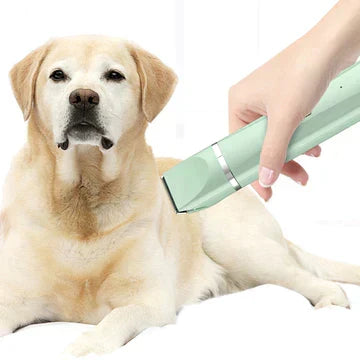 Leiser Haustier-Trimmer, 4-in-1 Pflegegerät für Hunde & Katzen: Professionelle Fell- & Krallenpflege.