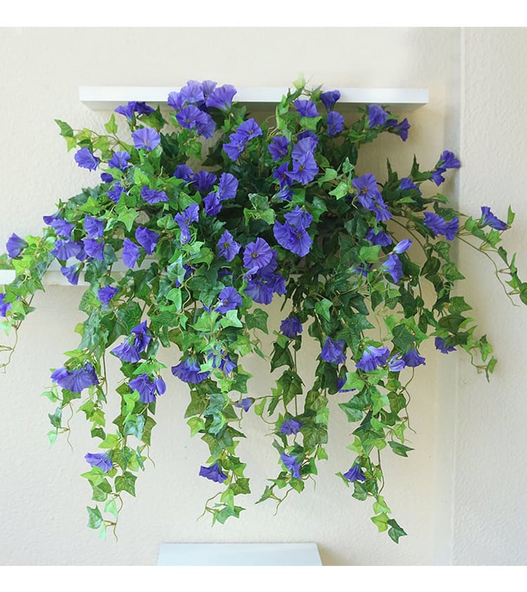 Attraktive 90cm UV-beständige Kunst-Winde Kletterpflanze; vielseitig einsetzbar für Wand oder Pergola.