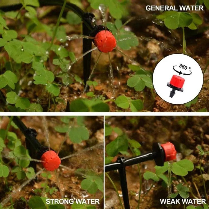 Gesundes Pflanzenwachstum durch AquaFlow PRO, das automatische Tropfbewässerungssystem für den Garten.