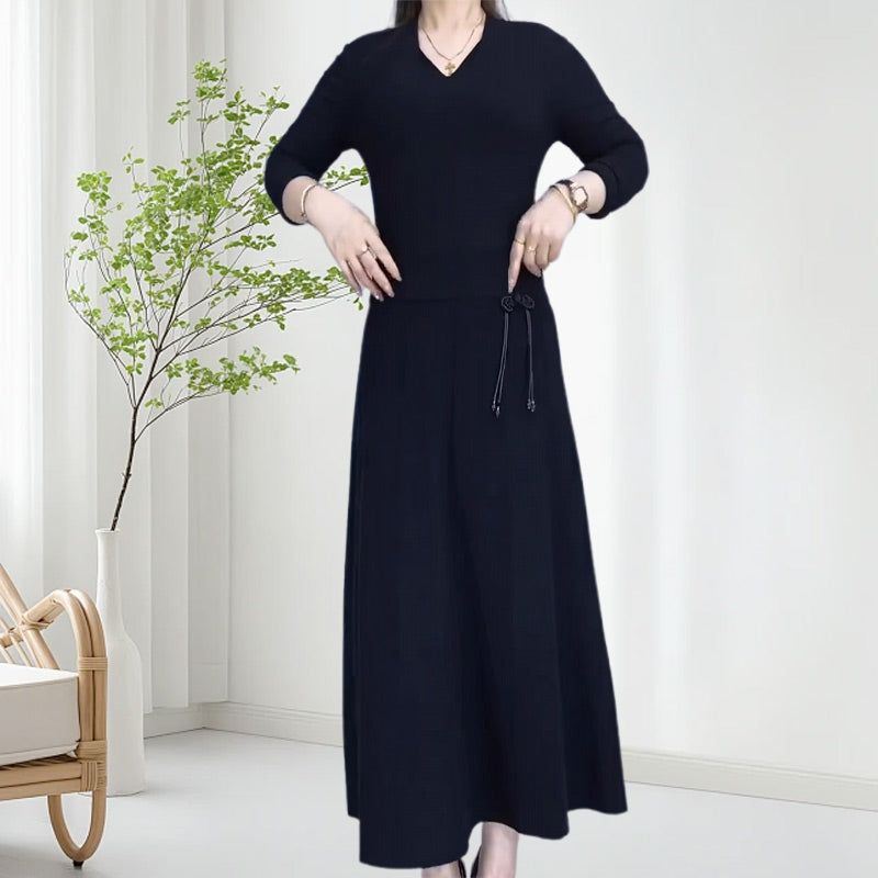 Warmer Damenrock, High-Waist Midirock im eleganten Design, perfekt für kühle Herbsttage.