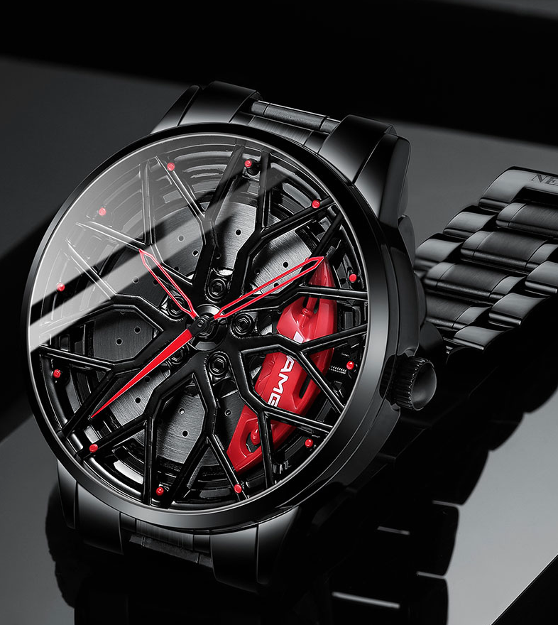 Herren Rennwagen Armbanduhr mit sportlichem Design, ideal für stilbewusste Männer.