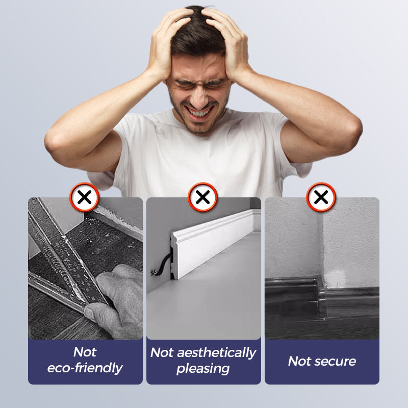 DIY Fußleisten-Befestigungsnägel für schnelle, unsichtbare Montage. Starker Halt für Renovierung und Baubedarf.
