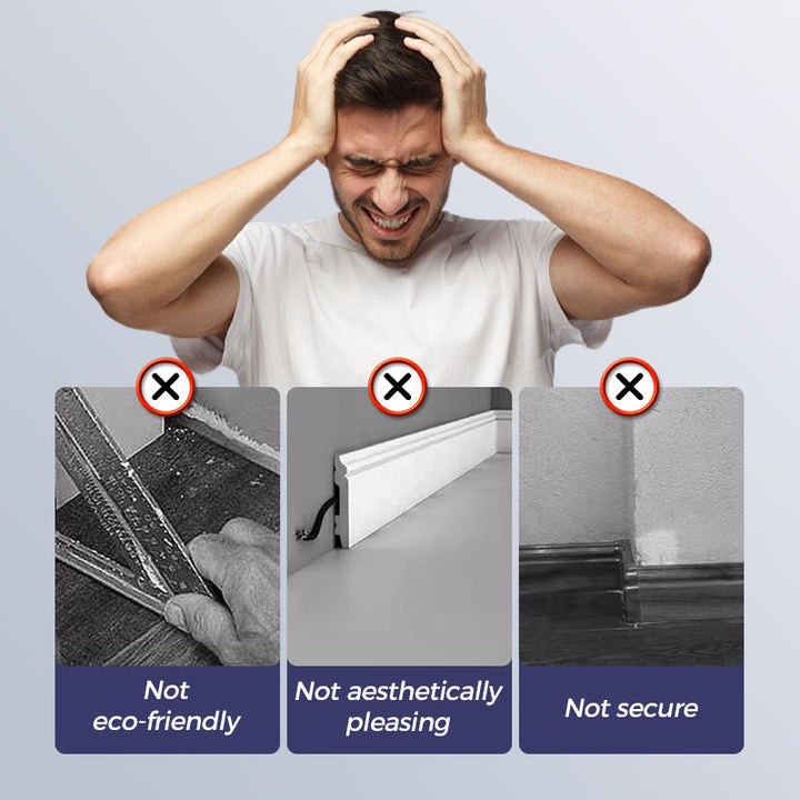 DIY Fußleisten-Befestigungsnägel für schnelle, unsichtbare Montage. Starker Halt für Renovierung und Baubedarf.