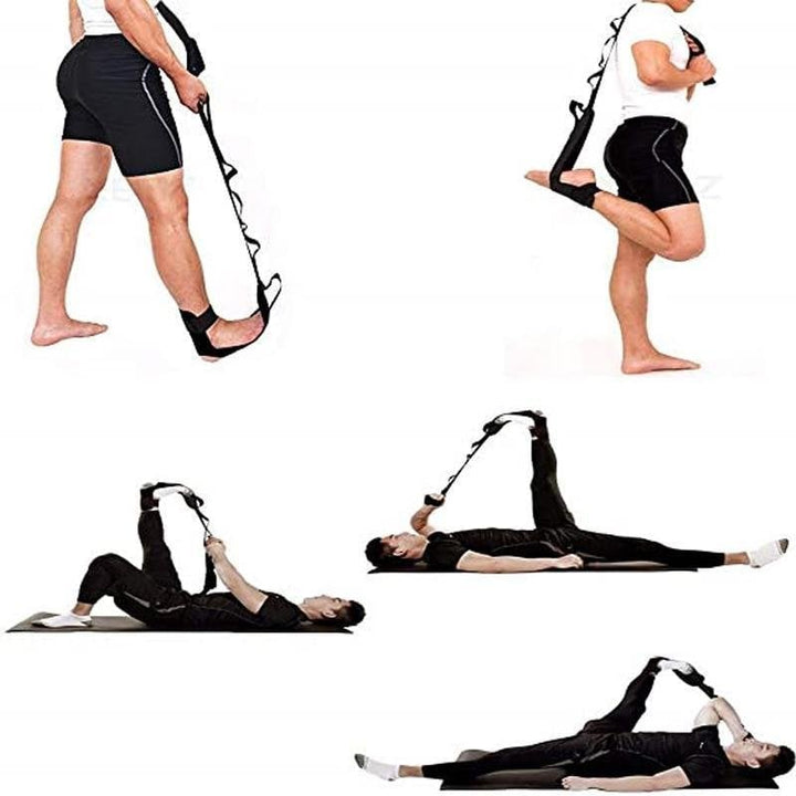 Langlebiger Stretchgurt für Yoga, Rehabilitation & Fitness. Maximiert Dehnung, Flexibilität und Körperkontrolle.