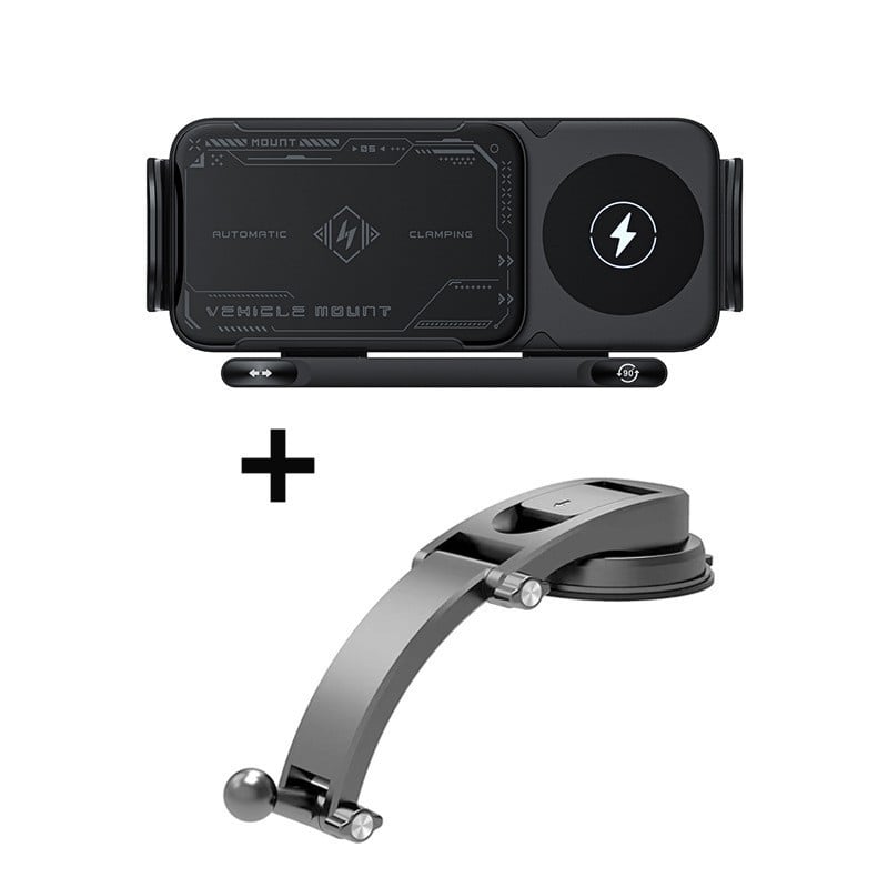 Schneller 15W Wireless Charging Handyhalter für Auto Lüftungsgitter. Sichere Smartphone Kfz Halterung.