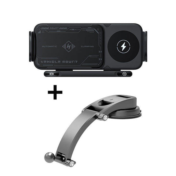 Schneller 15W Wireless Charging Handyhalter für Auto Lüftungsgitter. Sichere Smartphone Kfz Halterung.