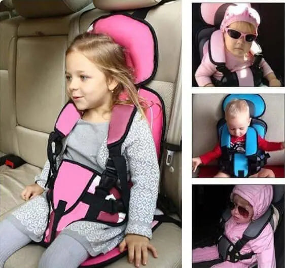 Atmungsaktiver Reisesitz für Kinder, mit 5-Punkt-Sicherheitsgurt, leicht & kompakt für unterwegs.