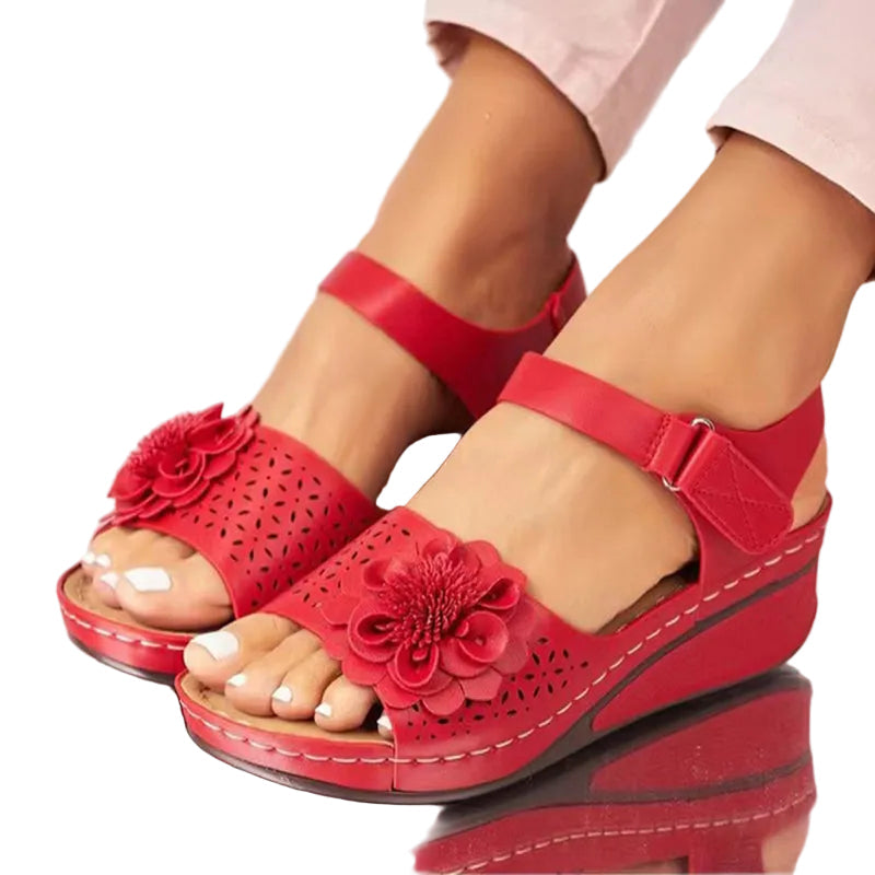 Damen Sandalen mit ergonomischem Fußbett: Bequeme, leichte Damenschuhe für den Sommer, ideal als Freizeitschuhe.