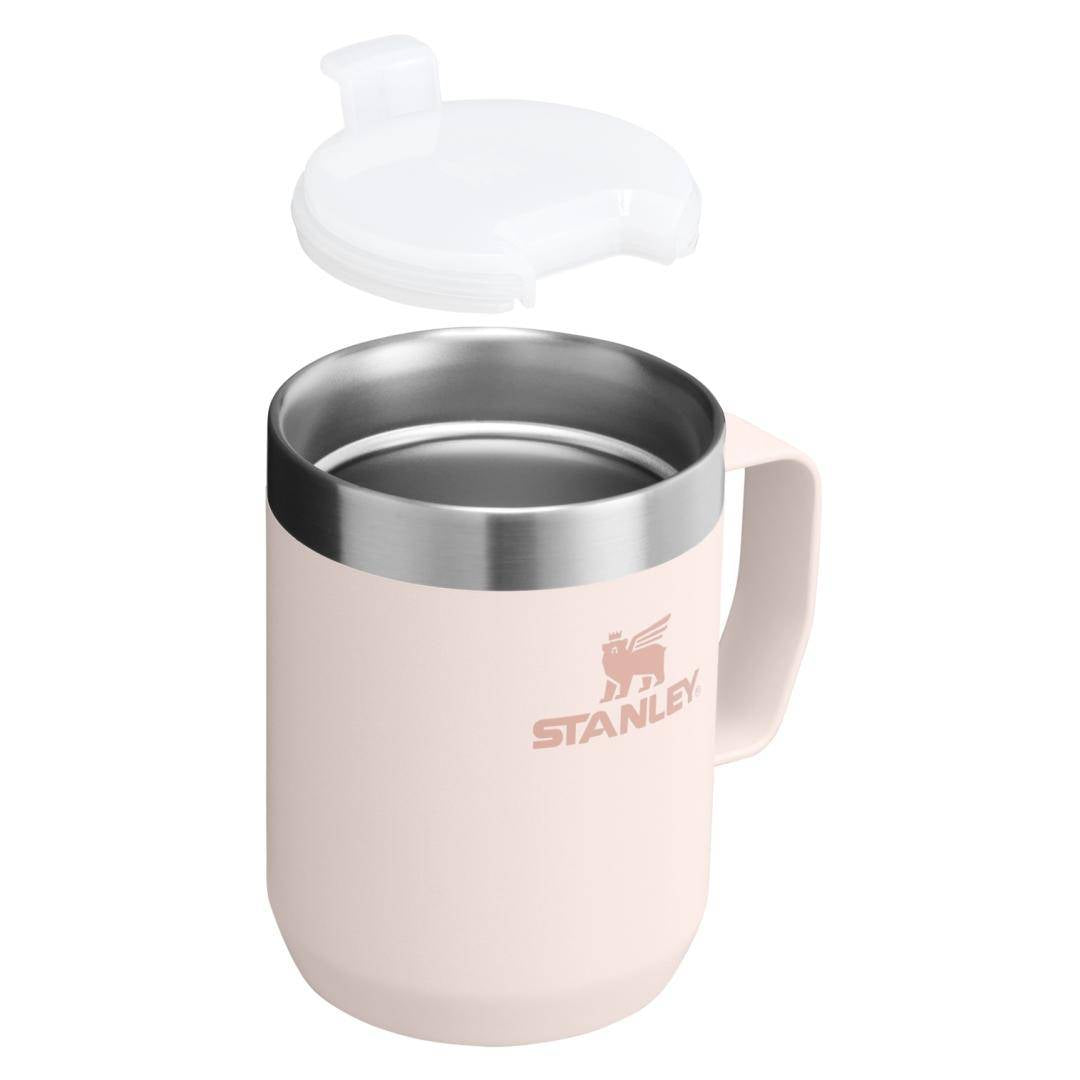 Unisex Thermobecher 0,23L aus doppelwandigem Edelstahl für heiße & kalte Getränke. Idealer Reisebecher.