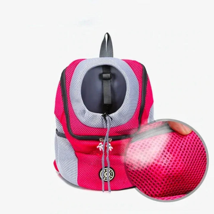 Praktischer Transportrucksack für Hunde. Ergonomisch, leicht & komfortabel – ein Must-Have Hundezubehör.