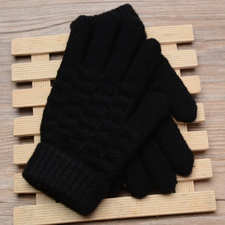 Perfekte Unisex-Handschuhe für Winter, touchscreen-fähig, gestrickt, warm & schick für den Alltag.