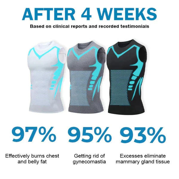 Stilvolle Herren Shapewear Kompressionsweste für ein selbstbewusstes, schlankes Erscheinungsbild.