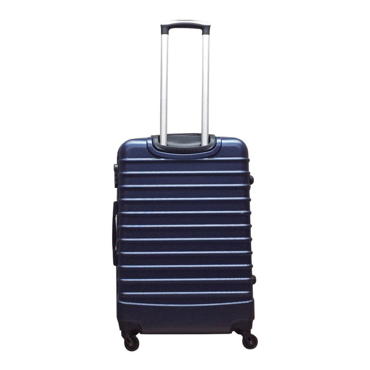 Palermo 2er-Set Hardshell-Koffer in Dunkelblau, perfekt für Flugreisen & Urlaub, mit 4 Rollen.