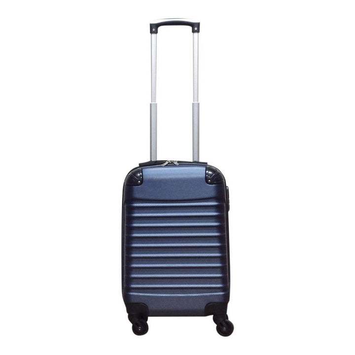 2-teiliges Palermo Reisekoffer-Set, dunkelblau, mit 4 wendigen Rollen, optimal für Business- & Urlaubsreisen.