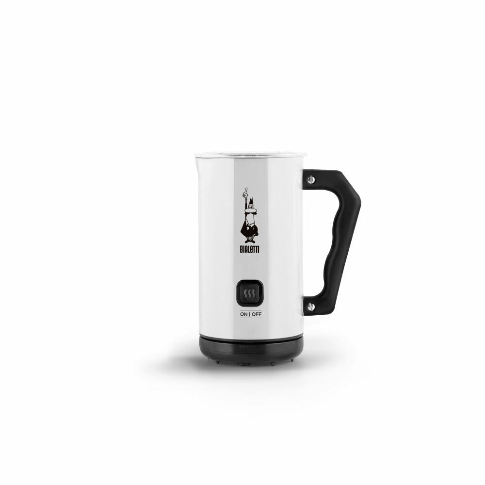 Kompakter elektrischer Milchaufschäumer, 300ml, erzeugt cremigen Heiß- & Kaltschaum für Kaffeespezialitäten.