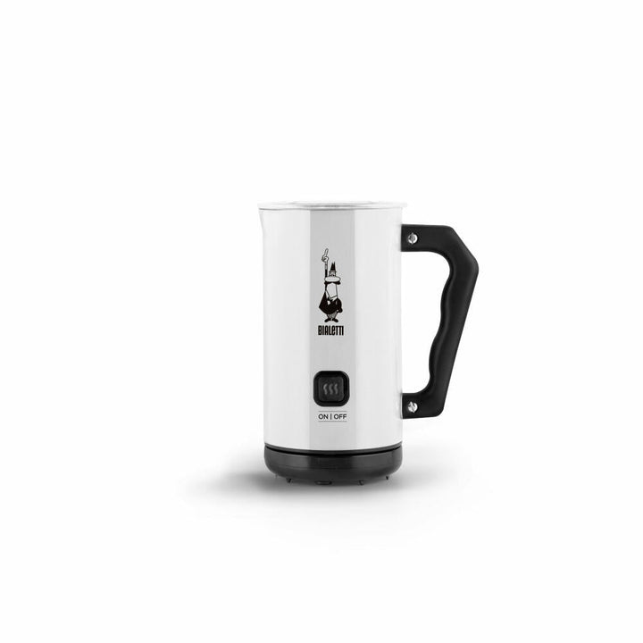 Kompakter elektrischer Milchaufschäumer, 300ml, erzeugt cremigen Heiß- & Kaltschaum für Kaffeespezialitäten.