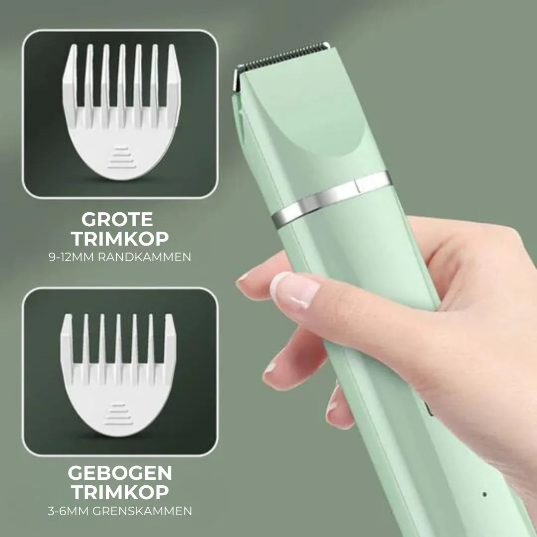 All-in-One Haustierpflegegerät: Vielseitiger Trimmer für Katzenfell, Krallen & Pfotenbereich.