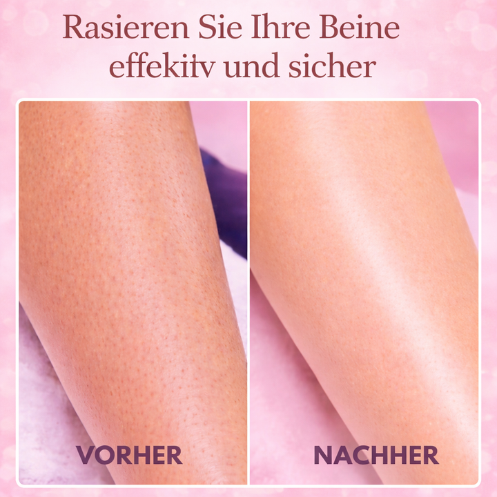 Ergonomischer, elektrischer Intimrasierer für Damen. Sorgt für sanfte, präzise Haarentfernung in der Bikinizone.