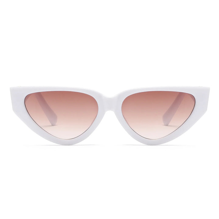 Vintage Katzenaugen-Sonnenbrille für Damen, UV400, Schutz und Eleganz vereint.