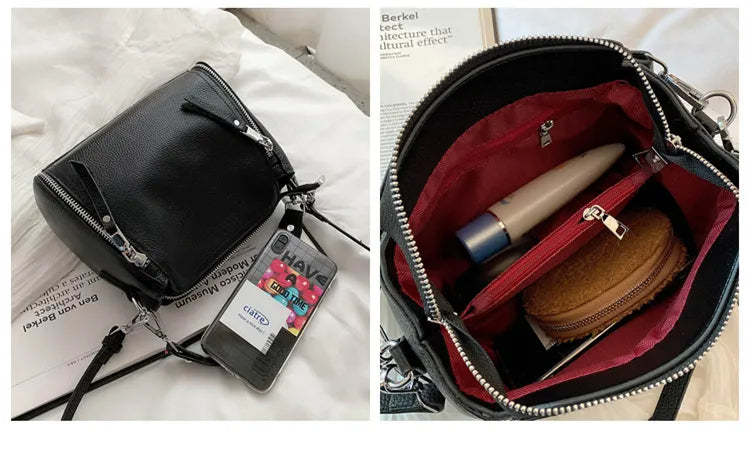 Elegante Alltagstasche für Damen. Klassische Handtasche, vielseitig kombinierbar.