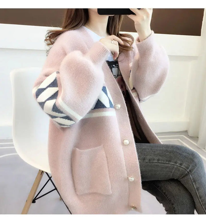 Chicer Damen Kuschelpullover Übergröße, komfortabel und locker. Ein Must-have für Damenmode.