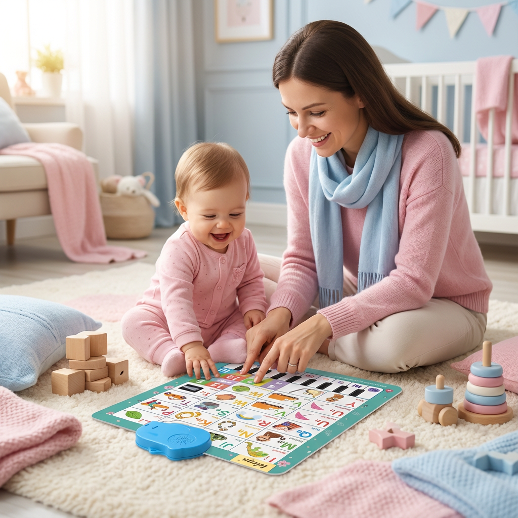 Interaktive Lerntafel für Kinder, Englisch lernen für Vorschule & Kindergarten, Vokabeltrainer.