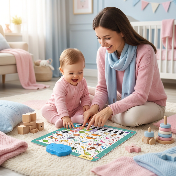 Interaktive Lerntafel für Kinder, Englisch lernen für Vorschule & Kindergarten, Vokabeltrainer.