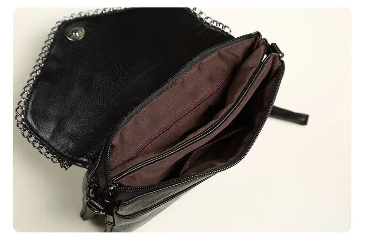 Edle Damen Handtasche, Umhängetasche & Clutch in einem, modern und elegant für vielseitige Looks.