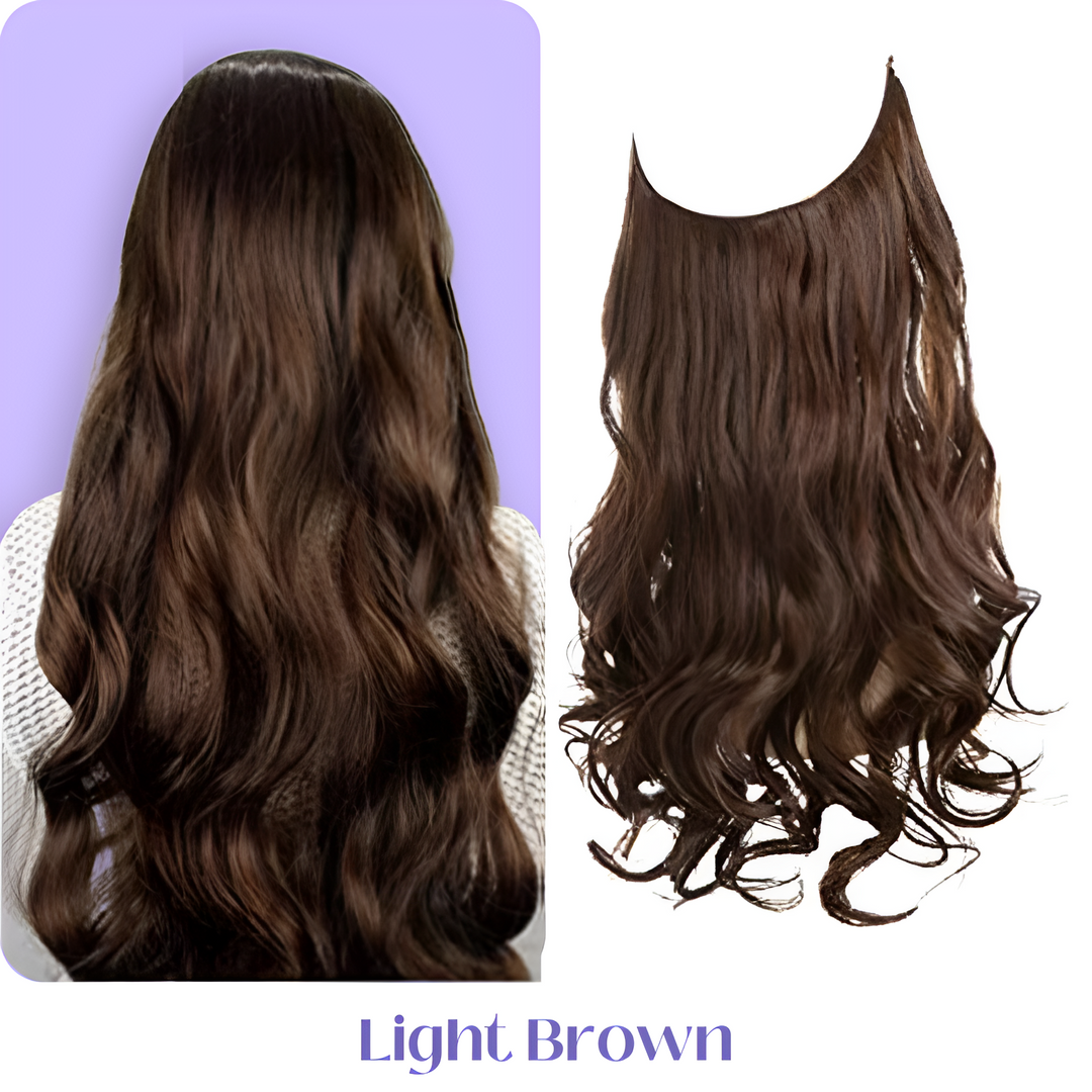 Einfaches Haarstyling mit wiederverwendbaren, unsichtbaren Extensions.