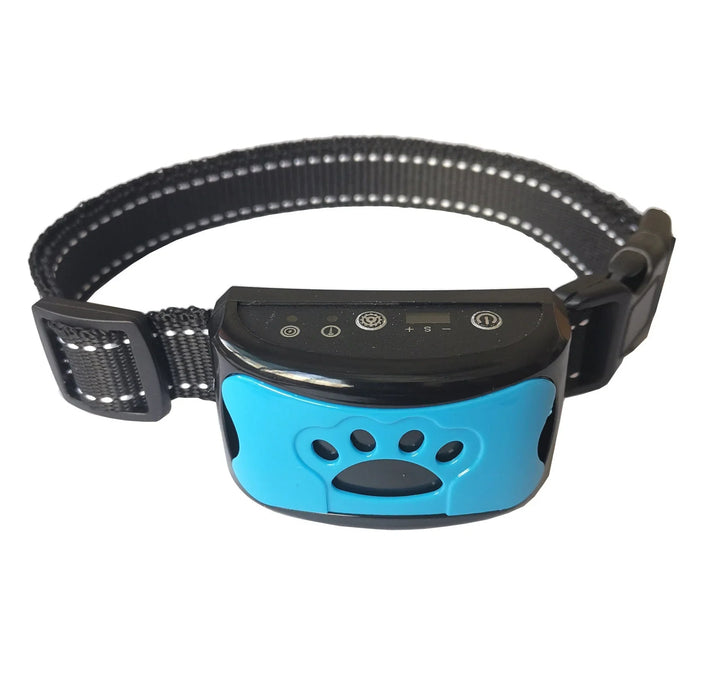 Wiederaufladbares Nylon Anti-Bell-Halsband. Tierfreundliche Bellkontrolle mit sanfter Vibration.