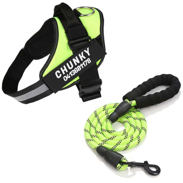 Ergonomisches personalisiertes Anti-Zug Hundegeschirr. Entlastet den Nacken, perfekt für jede Rasse.