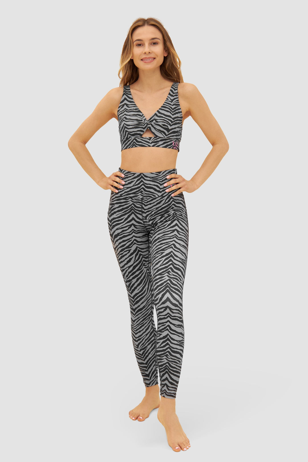 Blickdichte Damen Activewear Leggings, hoher Bund, flexibler Stretchstoff, ideal für Sport und entspannte Tage.