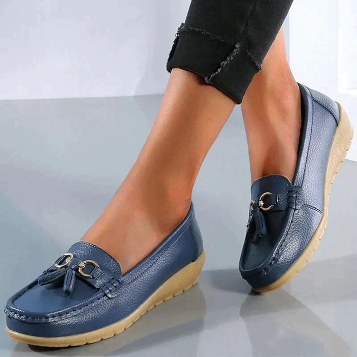 Vielseitige Damen Mokassins, bequeme & rutschfeste Schuhe für Alltag, Freizeit & leichte Sommerspaziergänge.