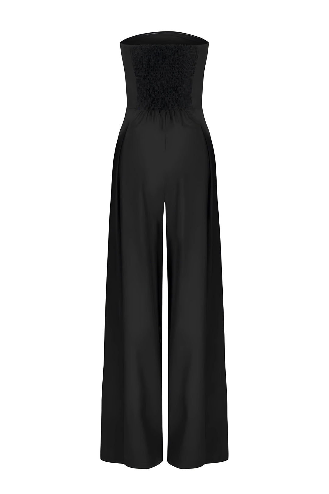 Damen Jumpsuit schulterfrei, modischer Einteiler für eine elegante Ausstrahlung.