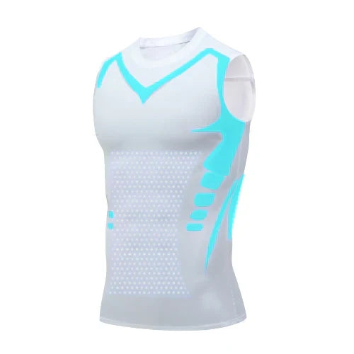 Sportliches Herren Kompressions-Tanktop für besseren Halt & flachen Bauch beim Training.