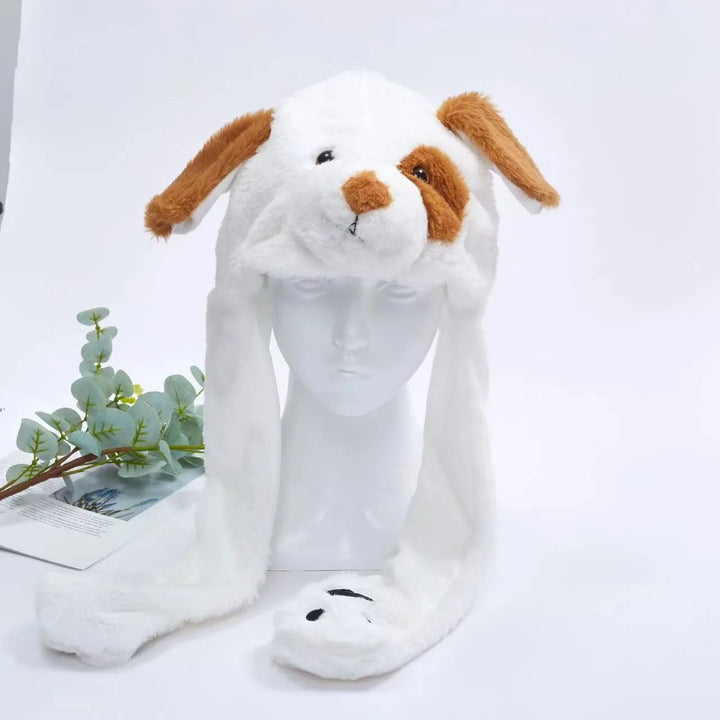 Kindermütze mit Einhorn Wackelohren, perfekt für Rollenspiele & Verkleidungen.