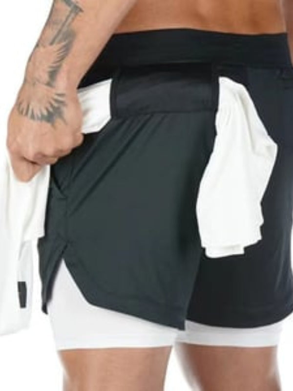 Komfortable Herren Laufshorts mit Tasche, ideal für Smartphone & Schlüssel.