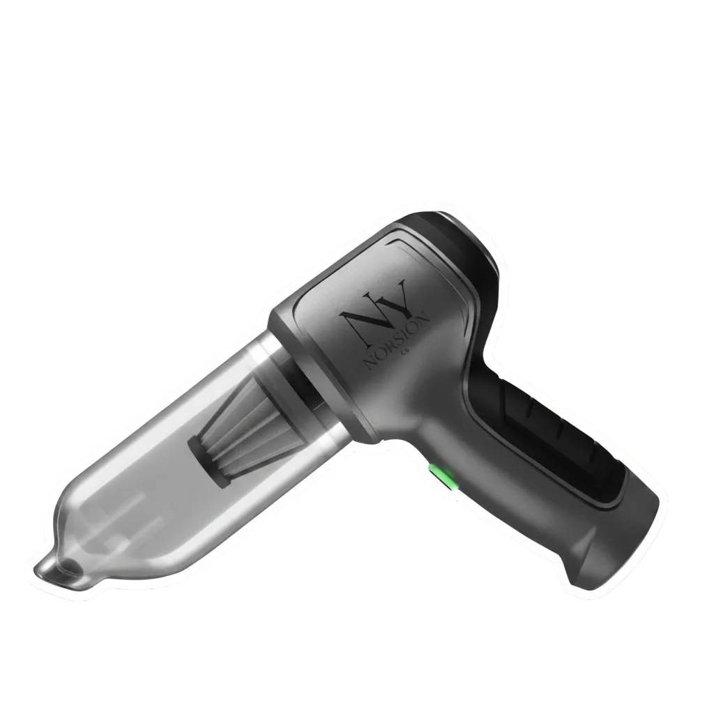 Kabelloser Auto-Handstaubsauger mit Druckluftfunktion für effektive Autopflege & Hausreinigung.