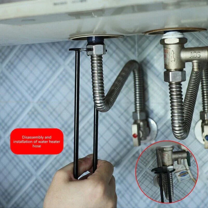 Universalwerkzeug für Klempner & Heimwerker; ideal für Installationen & Reparaturen an schwer zugänglichen Rohren.