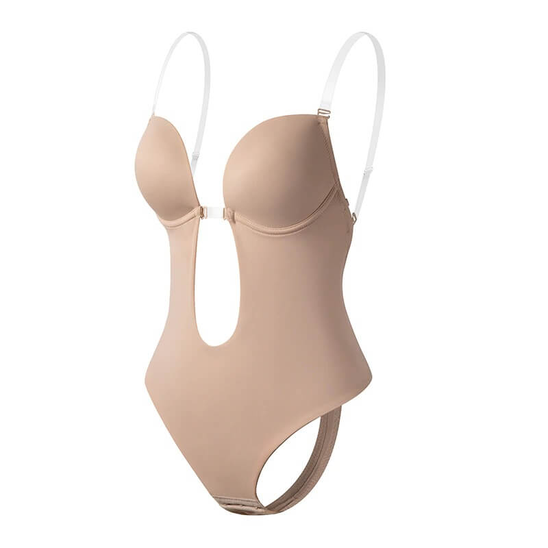Bequemer Damen Body Shaper, rückenfrei und formend, für nahtlose Eleganz und Komfort.