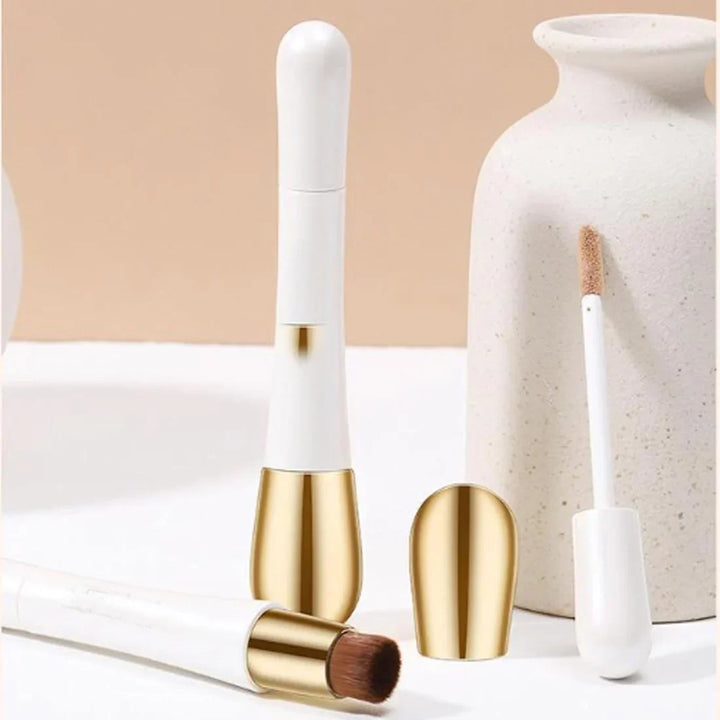 2-in-1 Farbwechsel Foundation & Concealer. Adaptiert Hautton, verleiht Glow und mittlere Deckkraft.
