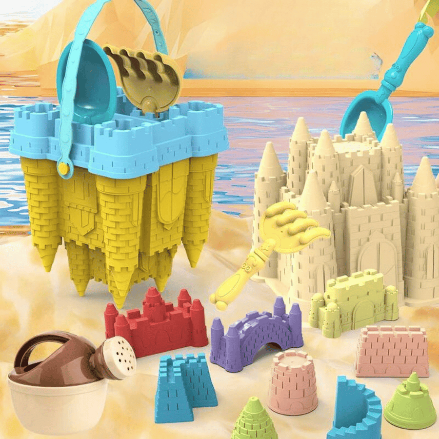 Kreatives Sandspielzeug für Kinder, fördert die Entwicklung beim Spielen am Strand & im Outdoor-Sandkasten.