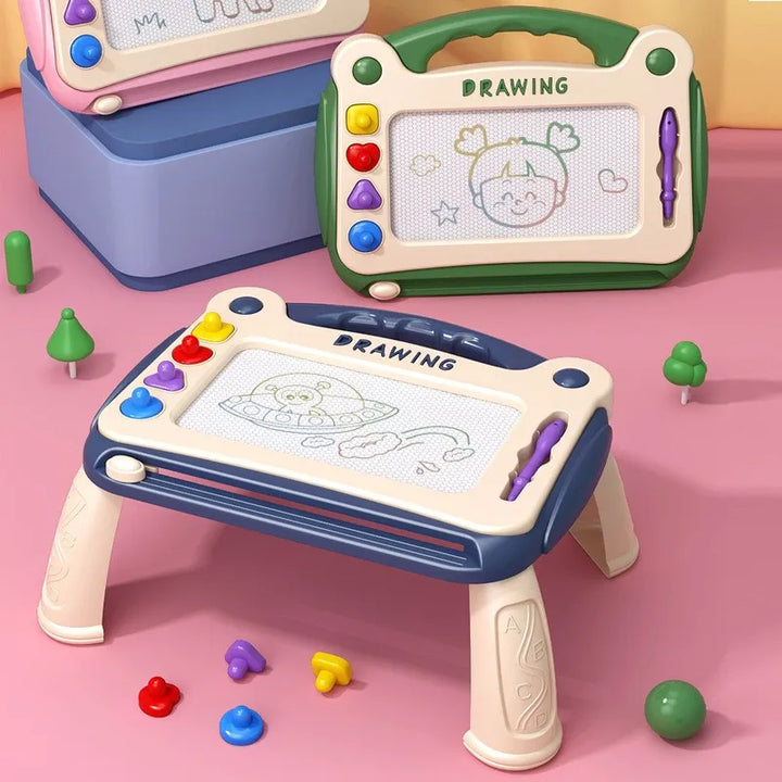 Magnetisches Malbrett für Kinder, Montessori Lernspielzeug, sauberer Zeichenspaß ohne Chaos für Kleinkinder.