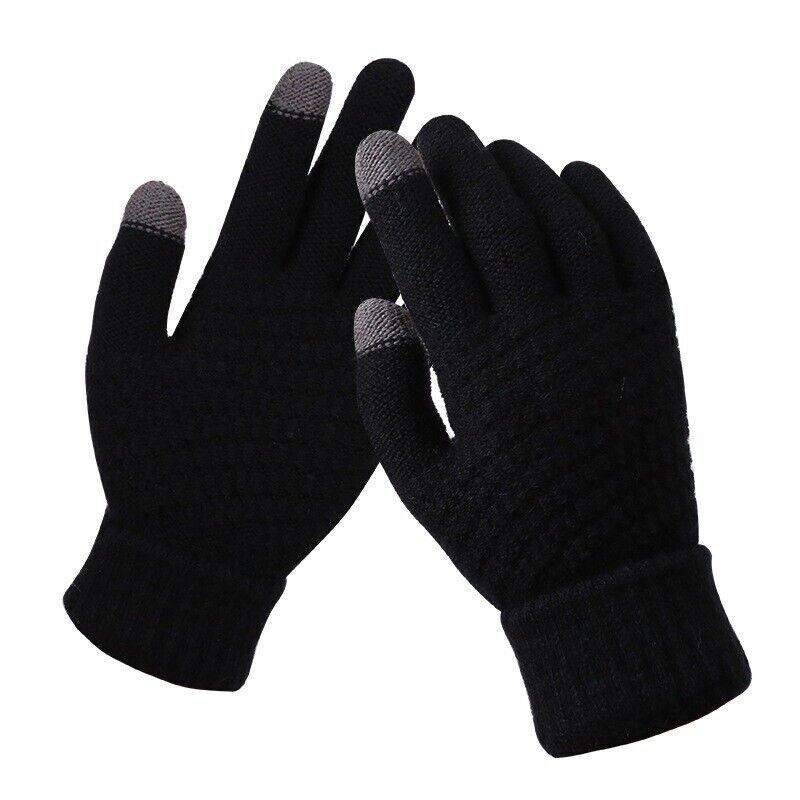 Unisex Winterhandschuhe mit Touchscreen-Funktion für Damen & Herren, ideal für Smartphone-Nutzung im Winter.