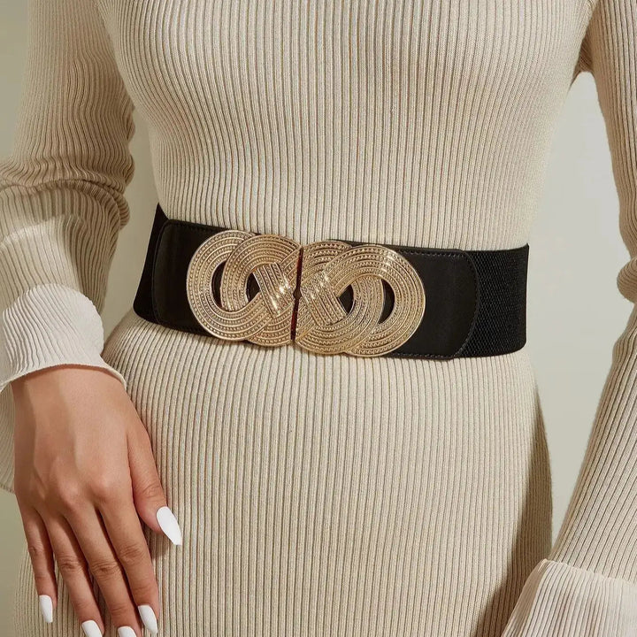 Damen-Kleidergürtel, elastisch und elegant, akzentuiert die Taille perfekt. Ein schickes Accessoire.