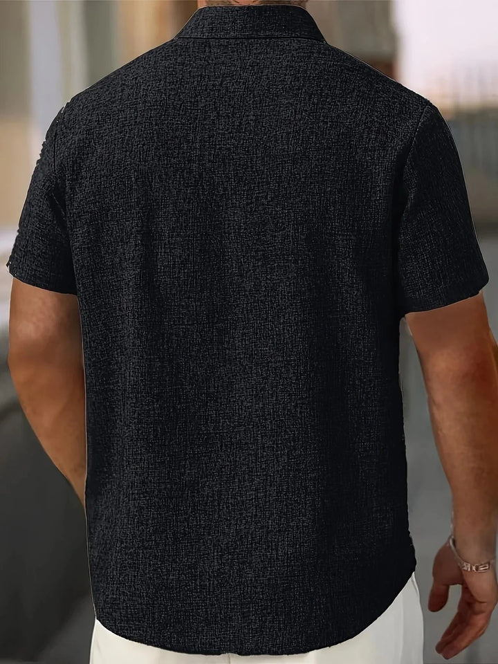 Smart Casual Herren Kurzarmhemd, leicht & ideal für Freizeitlooks.