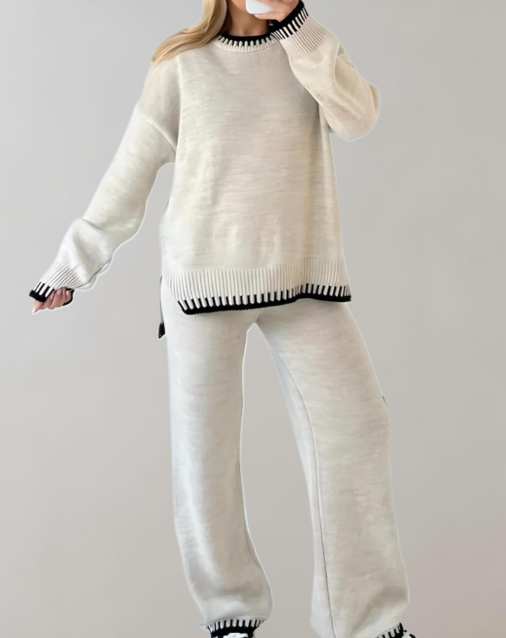 Modisches Damen Zweiteiler Set für Business Casual & Freizeit. Ein stilvolles und vielseitiges Outfit für elegante Frauen.