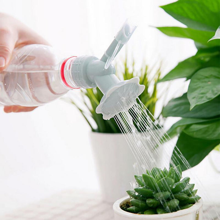 2-in-1 Flaschenverschluss als Bewässerungssprinkler für präzise Pflanzenpflege von Zimmerpflanzen und Bonsai.